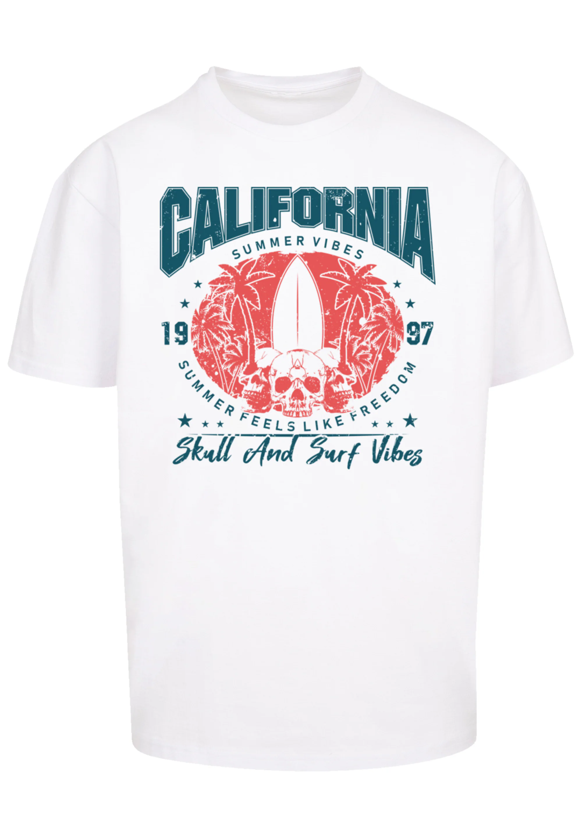 F4NT4STIC T-Shirt "California skull summer vibes", Premium Qualität günstig online kaufen
