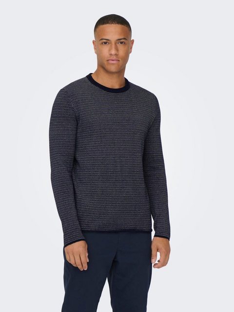 ONLY & SONS Strickpullover - Pullover Rundhals - Strickpullover ONSNIGUEL R günstig online kaufen