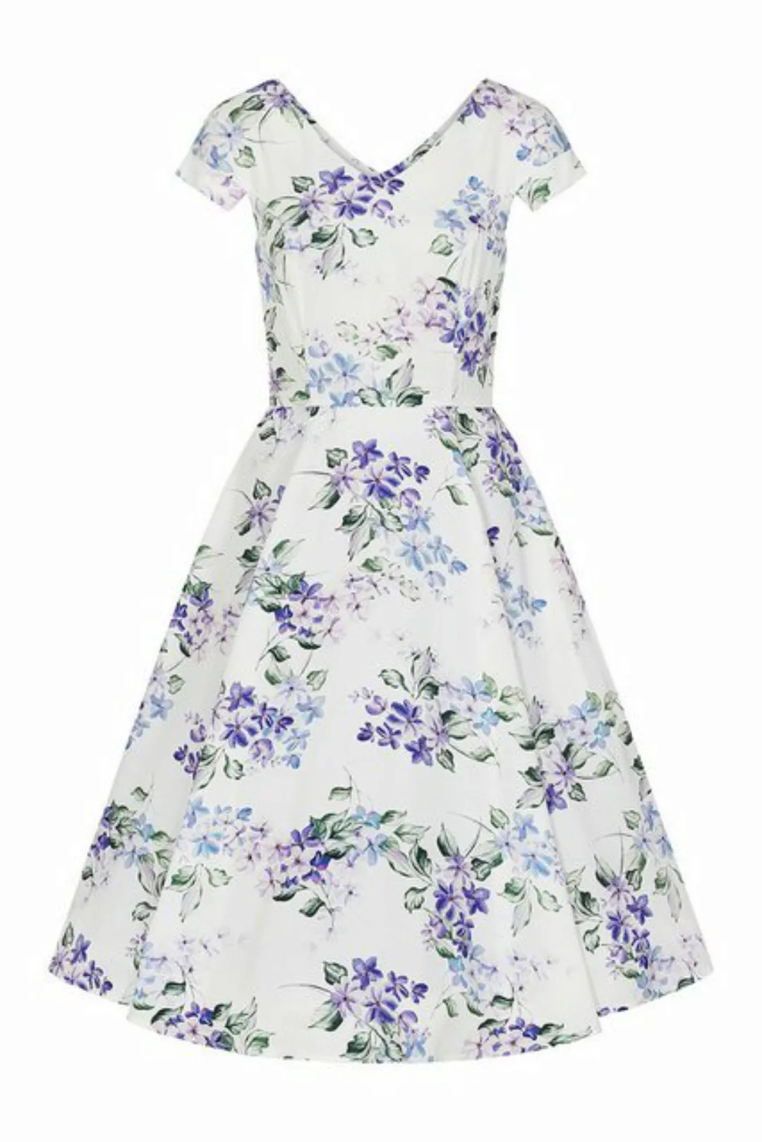 Hearts & Roses London A-Linien-Kleid Lucie Floral Swing Dress Rockabella Vi günstig online kaufen