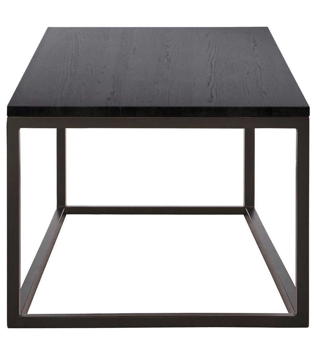 Home affaire Couchtisch "Voorst", aus massiver Eiche und Metallgestell günstig online kaufen