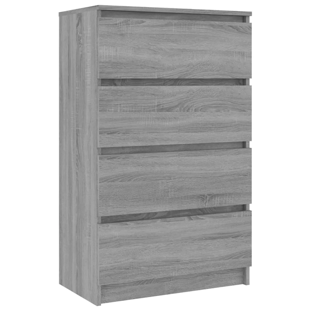Vidaxl Sideboard Grau Sonoma 60x35x98,5 Cm Holzwerkstoff günstig online kaufen