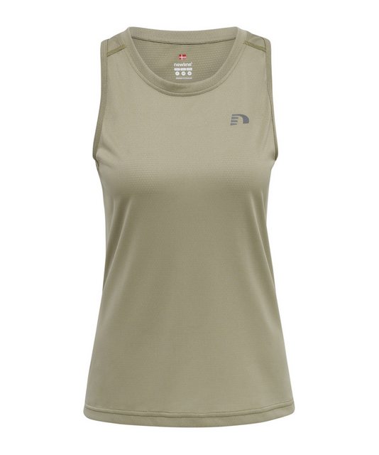 NewLine Laufshirt Top Running Damen Beige default günstig online kaufen