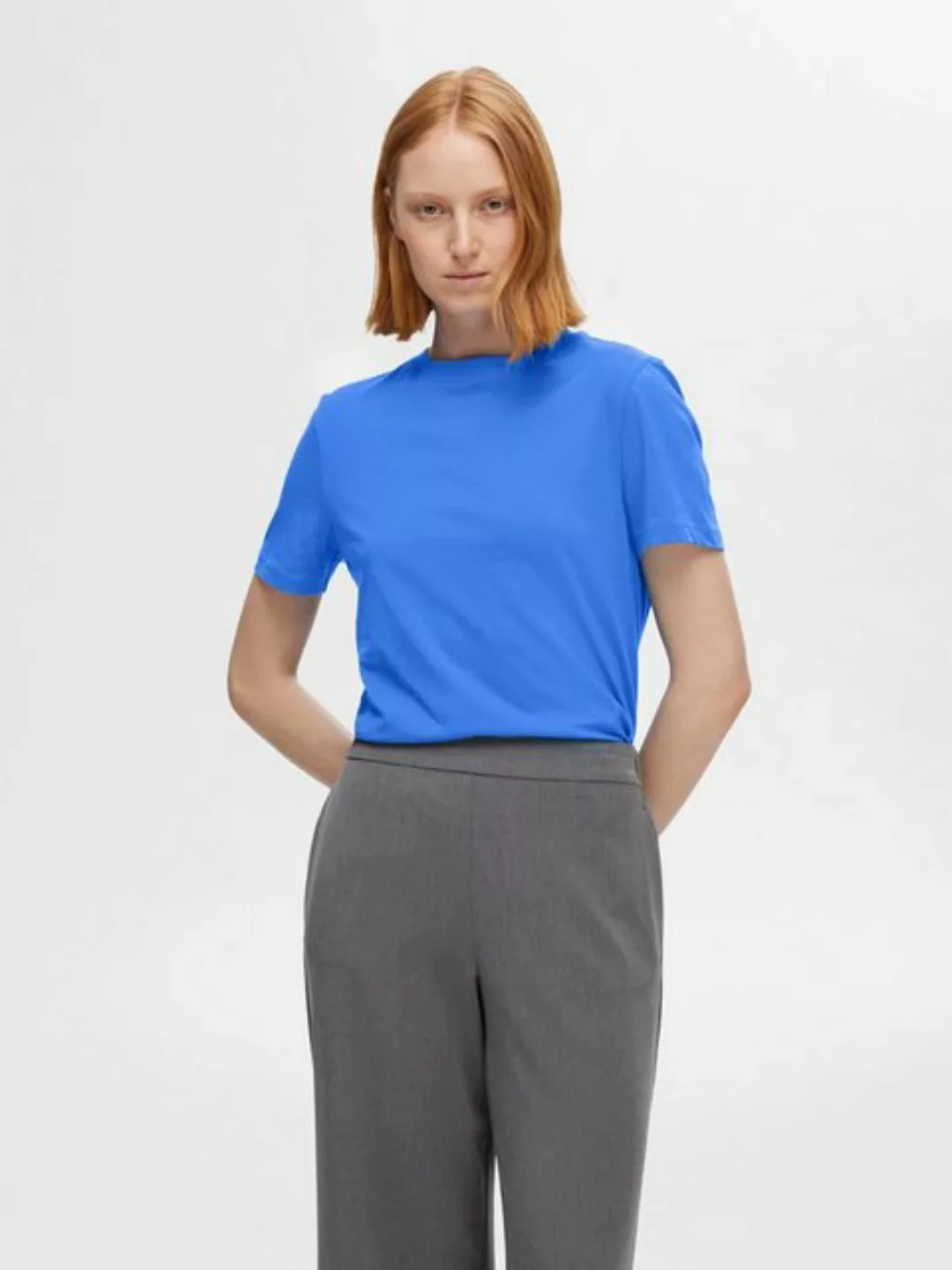 SELECTED FEMME T-Shirt SLFMY ESSENTIAL (1-tlg) Plain/ohne Details günstig online kaufen