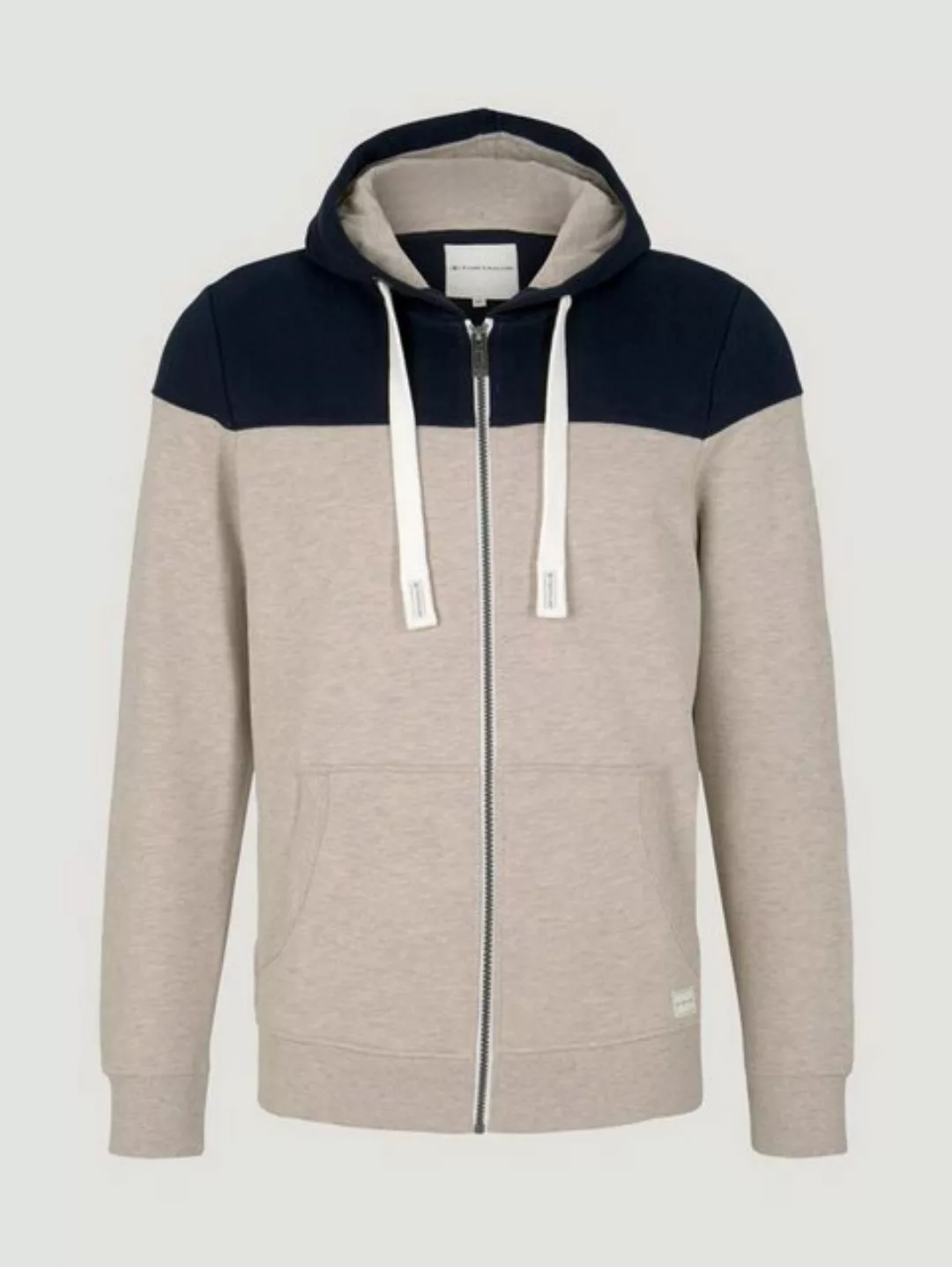 TOM TAILOR Kapuzensweatshirt colorblock zipper jacket (1-tlg) günstig online kaufen