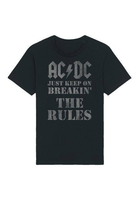 F4NT4STIC T-Shirt AC/DC Just Keep On Breaking The Rules Premium Qualität günstig online kaufen