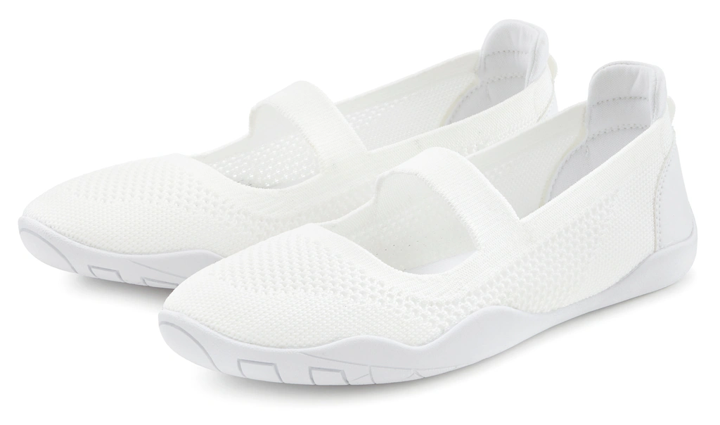 LASCANA Sneaker Ballerinas "Riemchenballerina, Slip-On-Sneaker", Freizeitsc günstig online kaufen