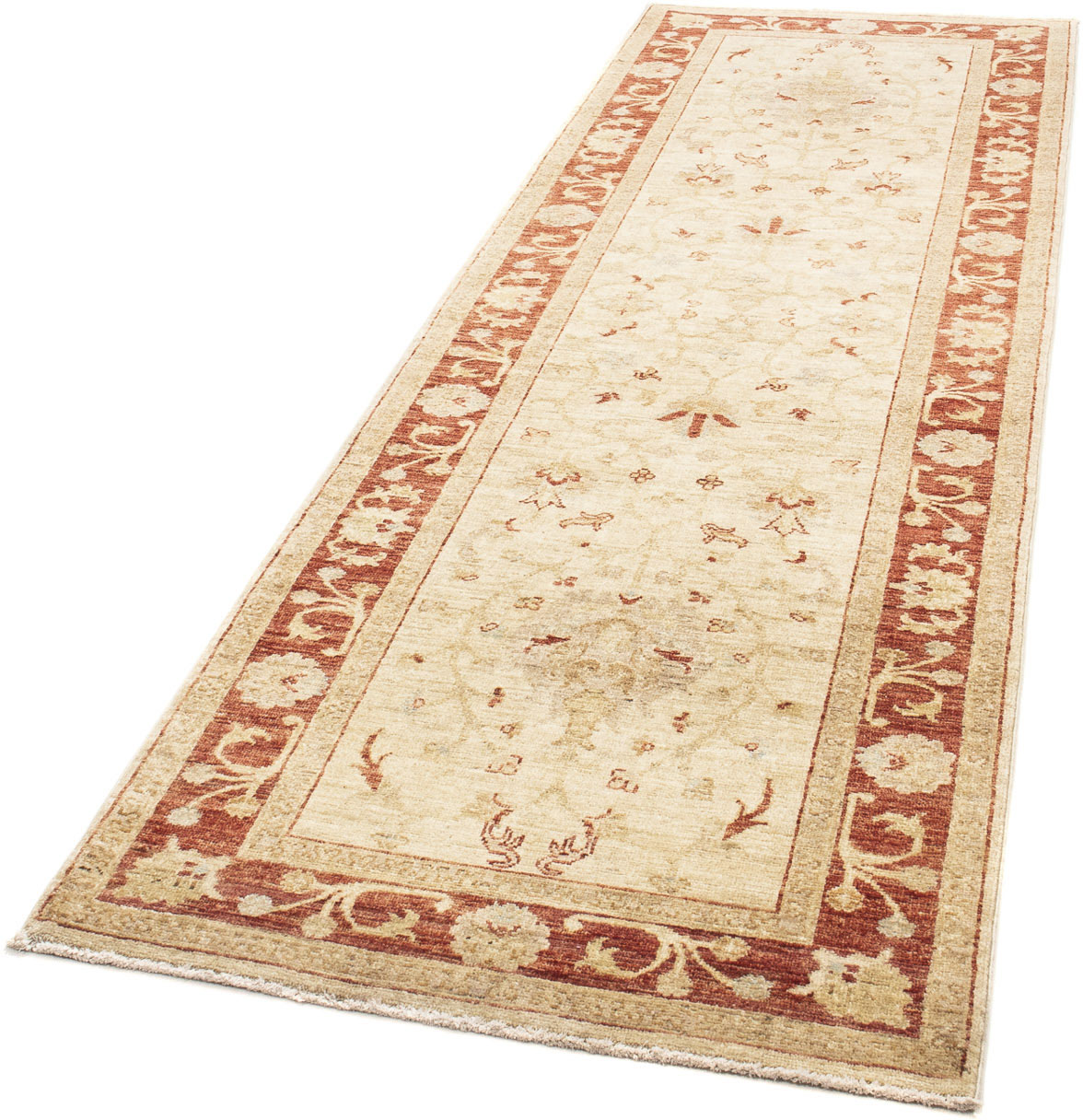 morgenland Orientteppich »Ziegler - 258 x 85 cm - beige«, rechteckig, Wohnz günstig online kaufen
