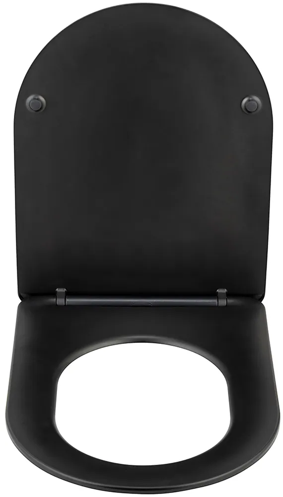 WENKO WC-Sitz "Modell Galati", aus Duroplast, ultraflach, D-Form, mit Absen günstig online kaufen