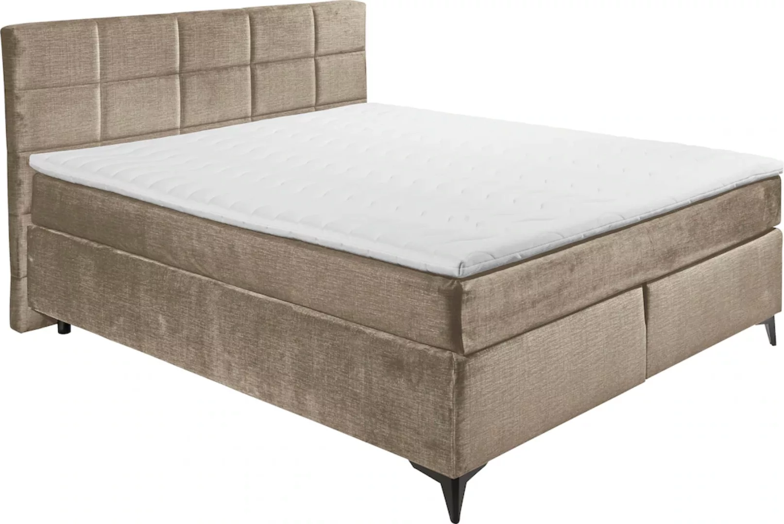 ED EXCITING DESIGN Boxspringbett "Navarra", wahlweise mit Matratze günstig online kaufen