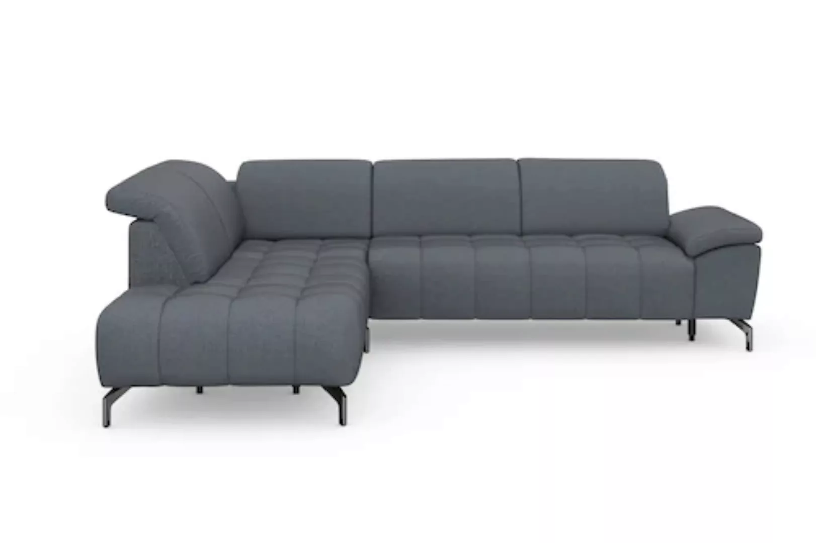 sit&more Ecksofa »Cool L-Form«, wahlweise mit Kopfteilverstellung und Vorzi günstig online kaufen