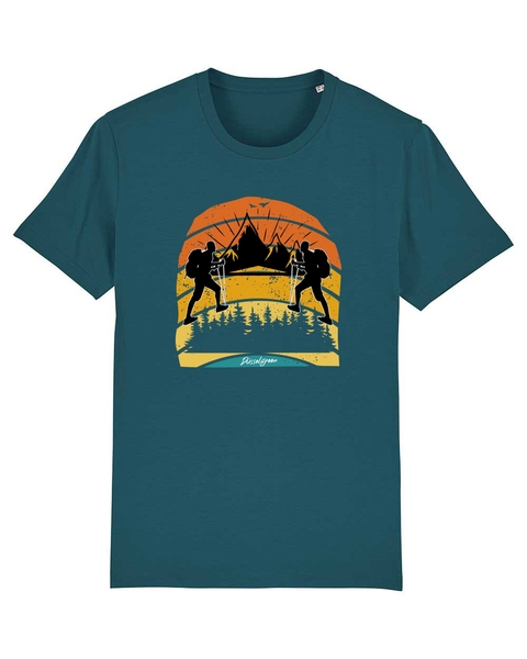 Wandern, Berg, Natur, Wald Tshirt Aus Bio Baumwolle günstig online kaufen