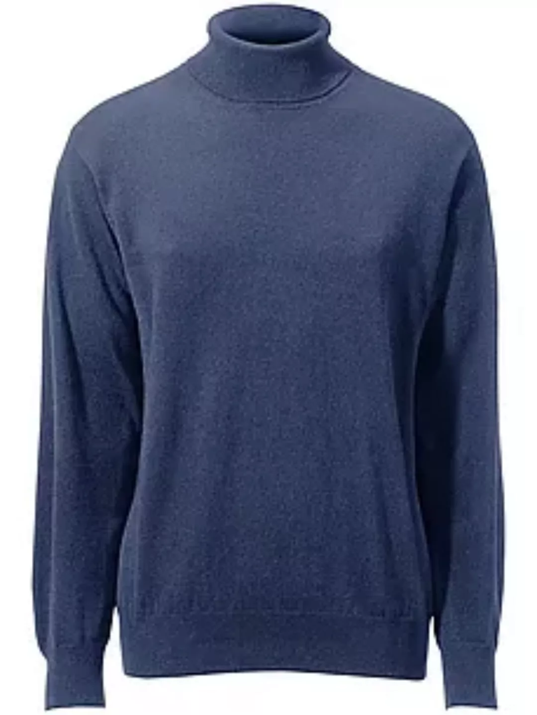 Pullover aus 100% Premium-Kaschmir Peter Hahn Cashmere blau günstig online kaufen