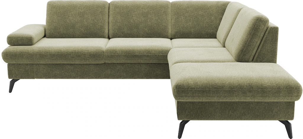 sit&more Ecksofa "Morris Jubi L-Form", inkl. Armteilfunktion und 1 Zierkiss günstig online kaufen