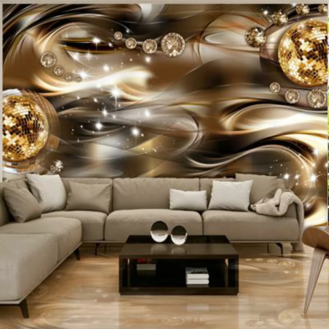 artgeist Fototapete Space Disco gold-kombi Gr. 150 x 105 günstig online kaufen