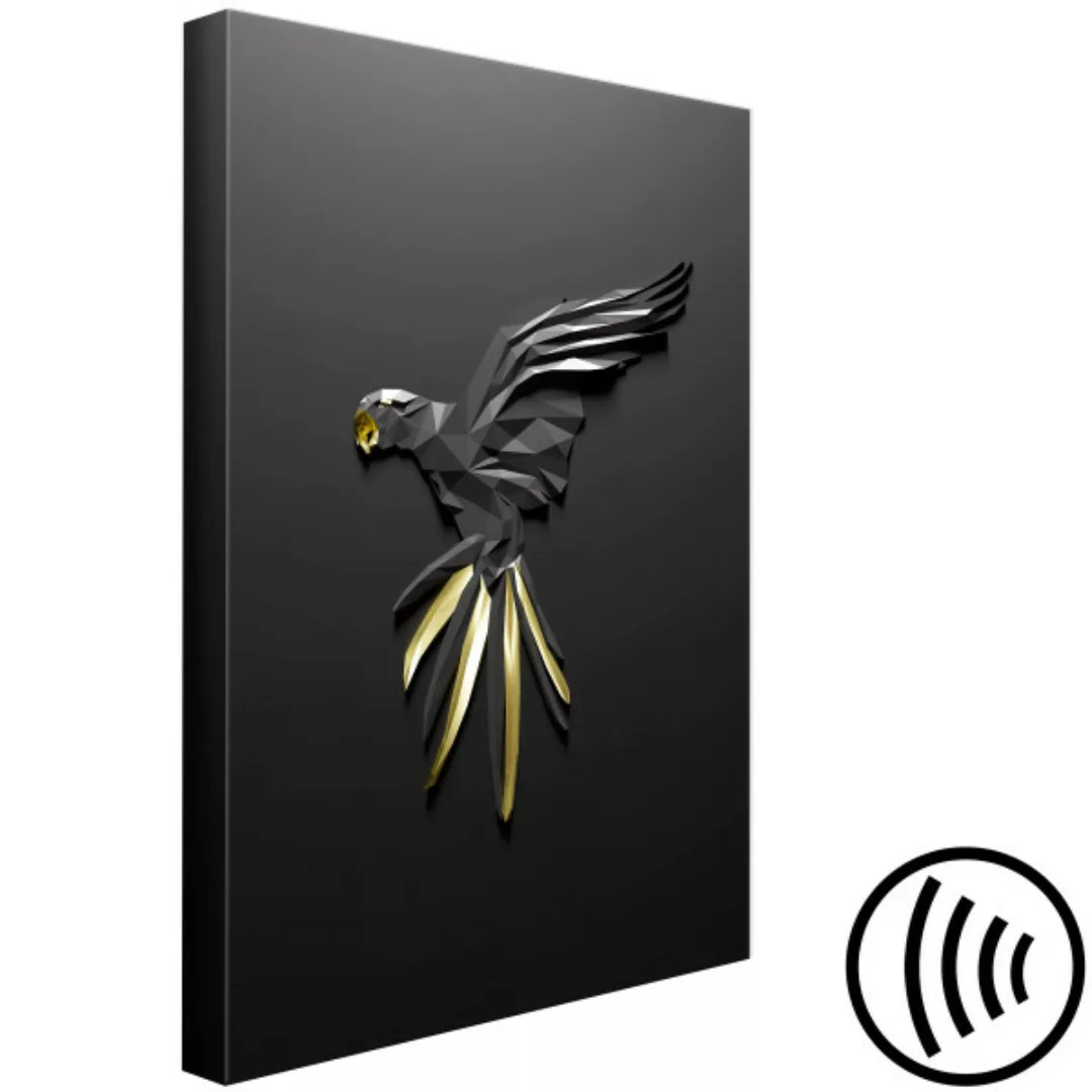 Wandbild Black Parrot (1 Part) Vertical XXL günstig online kaufen