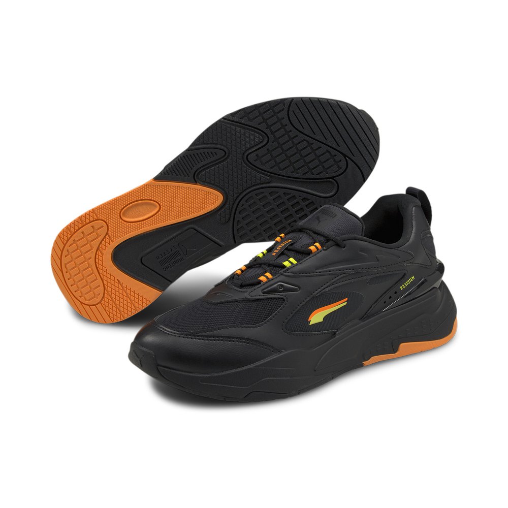 Puma Turnschuhe Rs-schnell Double EU 41 Black / Fluorrescent Yellow / Orang günstig online kaufen