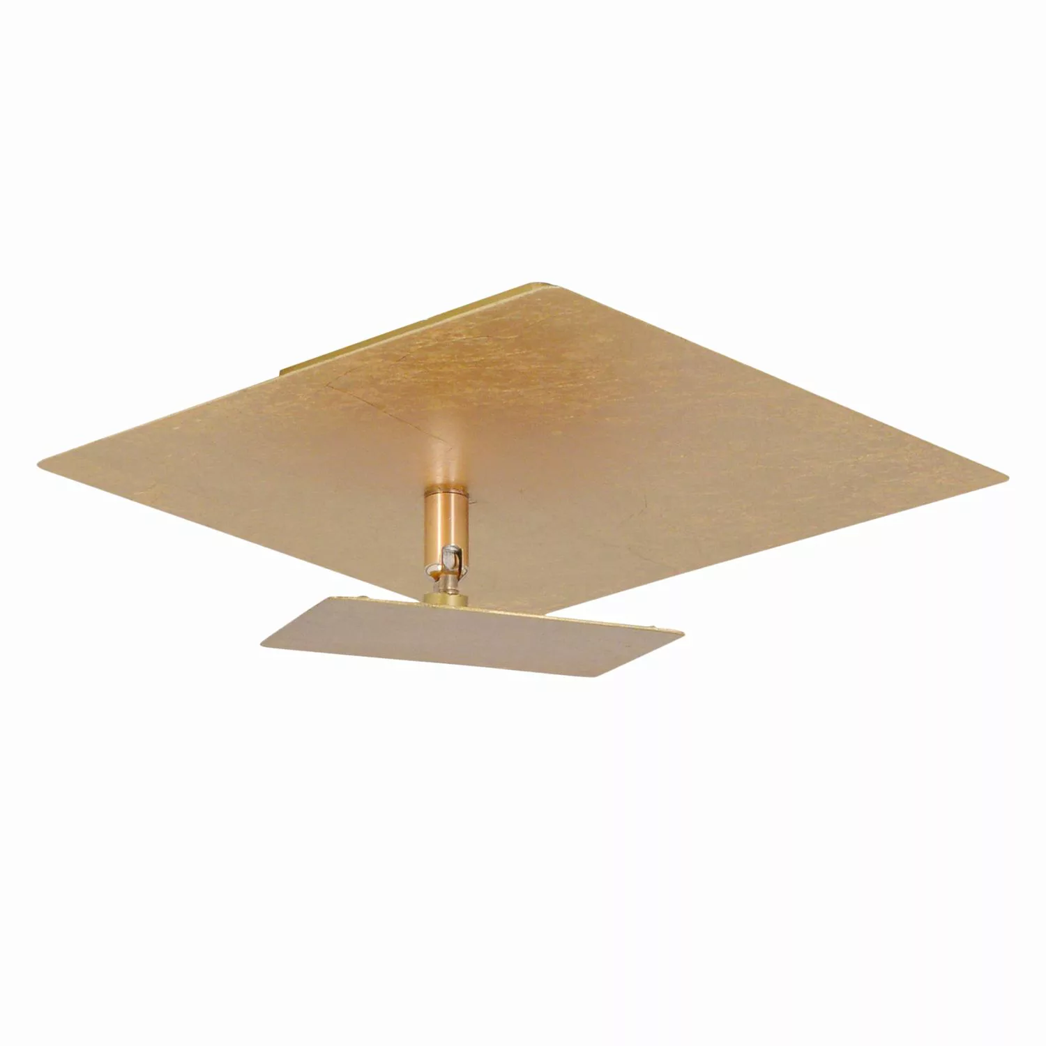 home24 Näve LED-Deckenleuchte Firenze III Stahl Gold 20x28x20 cm (BxHxT) 1- günstig online kaufen