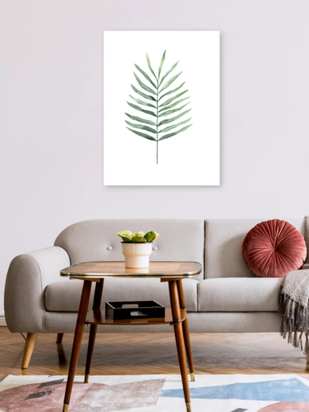 Poster / Leinwandbild - Mantika Botanical Farn günstig online kaufen