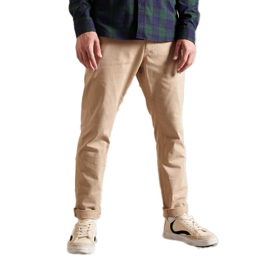 Superdry Offiziers Slim Chinohose 32 Stonewash günstig online kaufen