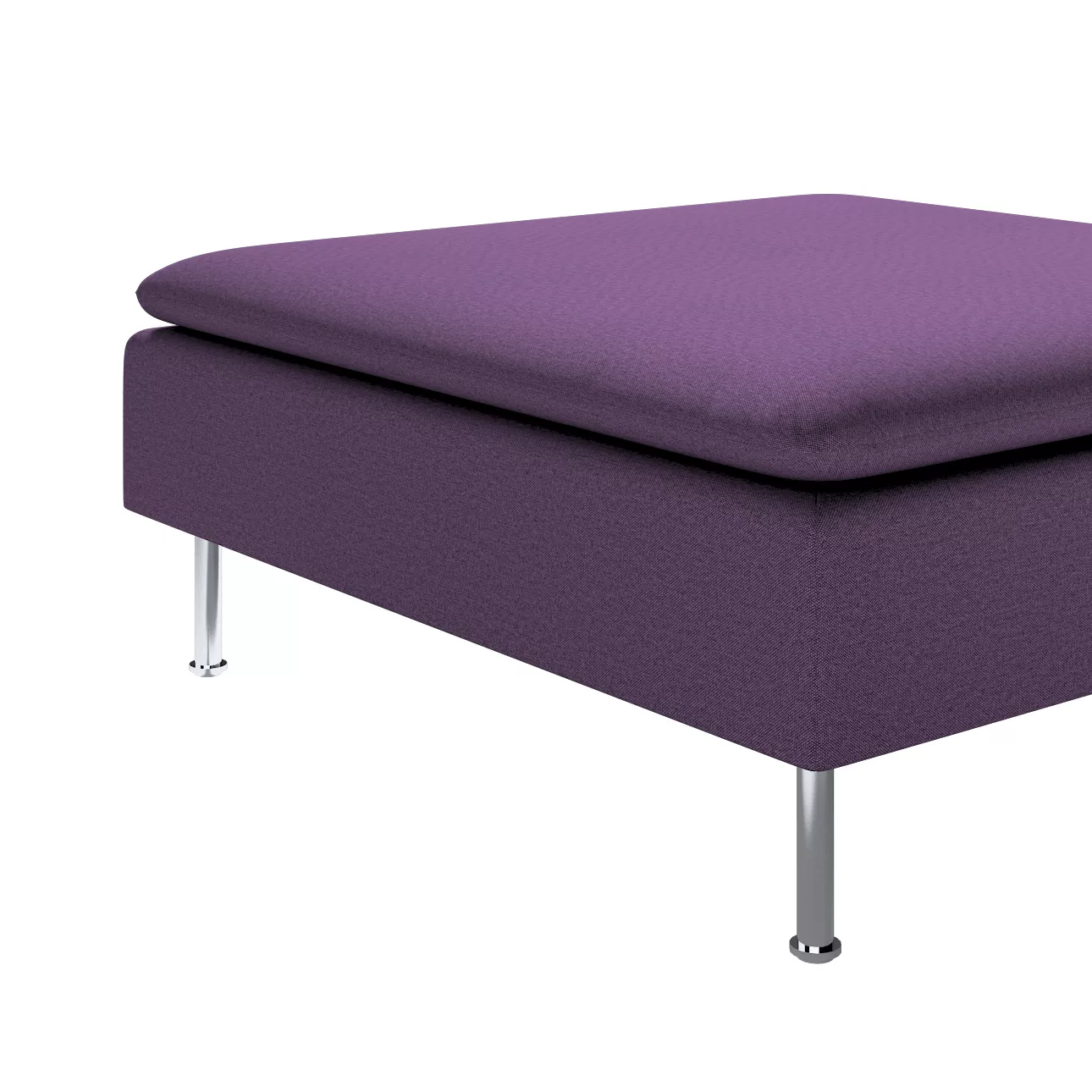 Bezug für Söderhamn Fußhocker, violett, 93 x 93 x 40, Etna (161-27) günstig online kaufen