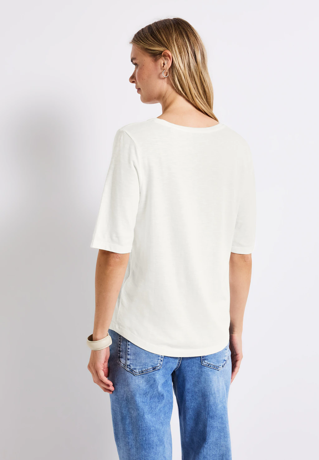STREET ONE T-Shirt "Style GERDA", mit V-Ausschnitt günstig online kaufen