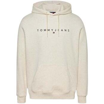 Tommy Jeans  Sweatshirt Linear Logo Hoodie Oat Marl Heather günstig online kaufen