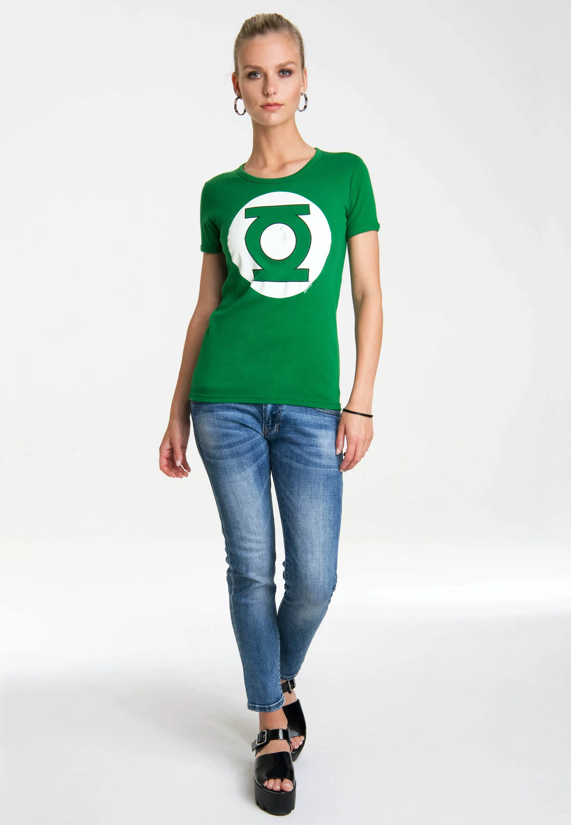 LOGOSHIRT T-Shirt "Green Lantern Logo", mit lizenziertem Originaldesign günstig online kaufen