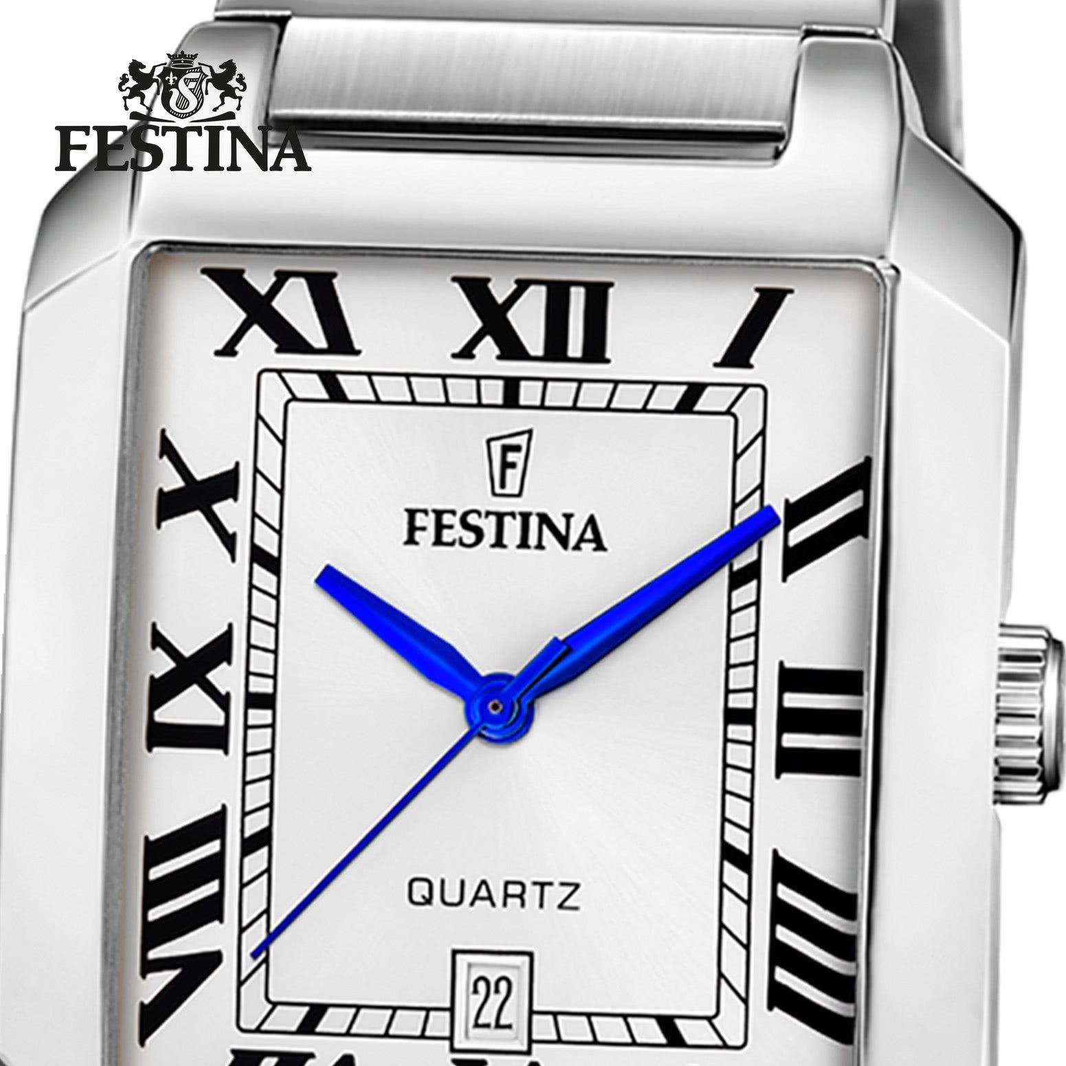 Festina Quarzuhr Festina Herrenuhr Edelstahl silber, günstig online kaufen