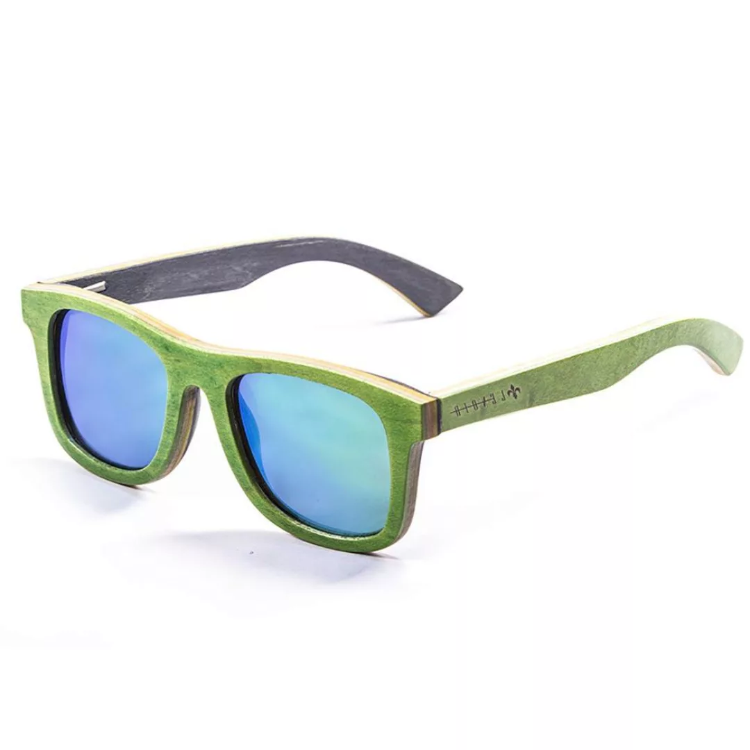 Lenoir Eyewear Sk8 Sonnenbrille CAT3 Skate Wood Green With Revo Green Lens günstig online kaufen