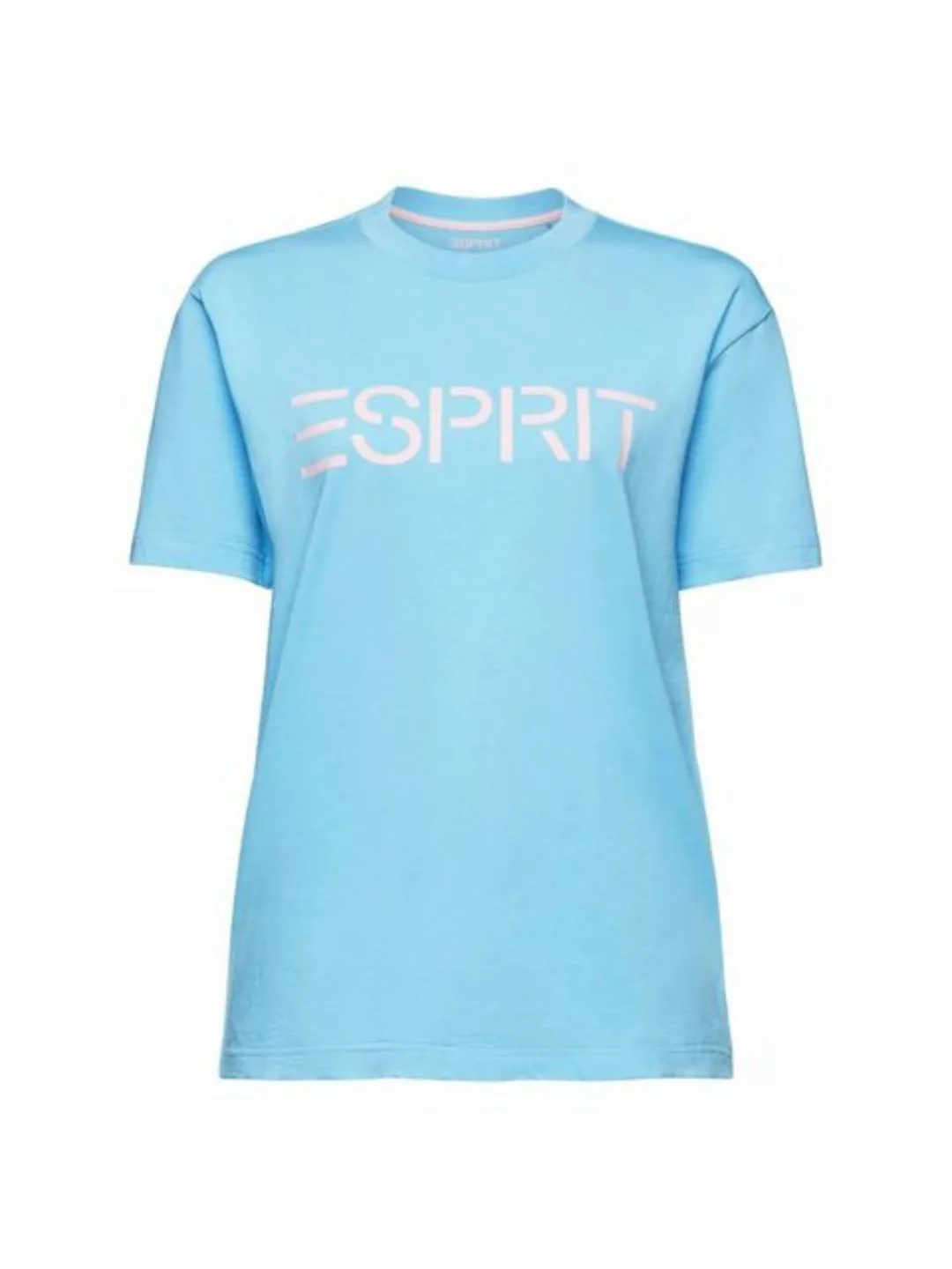 Esprit T-Shirt Logo-T-Shirt mit Rundhalsausschnitt (1-tlg) günstig online kaufen