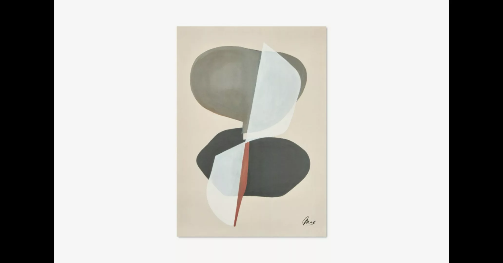 Paper Collective Composition 01 Kunstdruck von Mae Studio (70 x 100 cm) - M günstig online kaufen