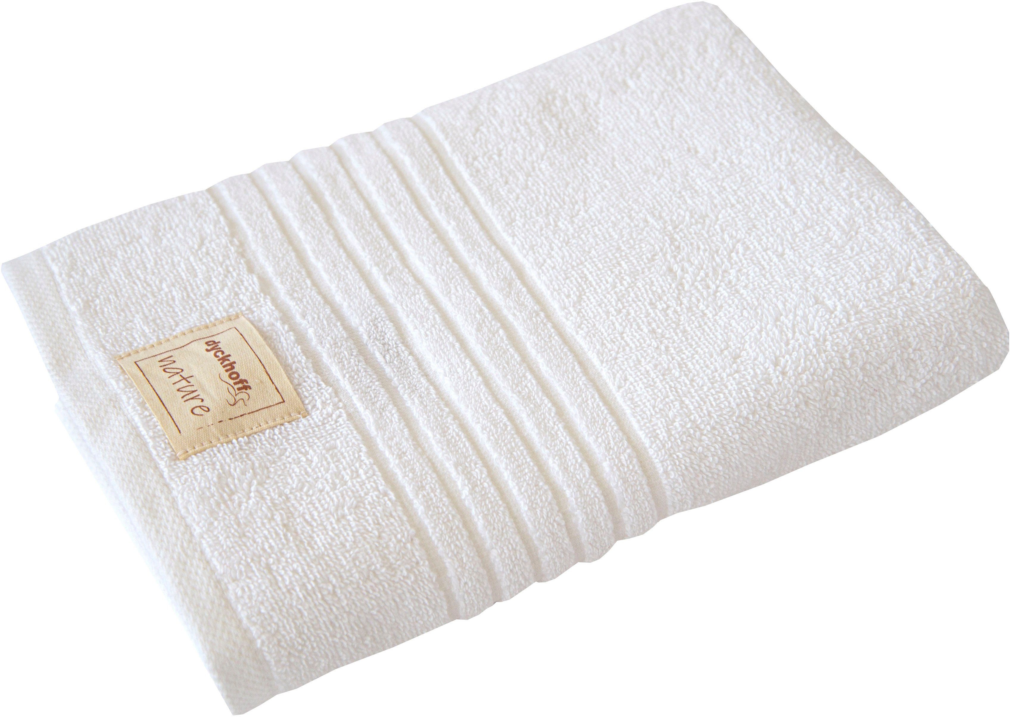 Dyckhoff Gästehandtücher Nature, Frottier (6-St) günstig online kaufen