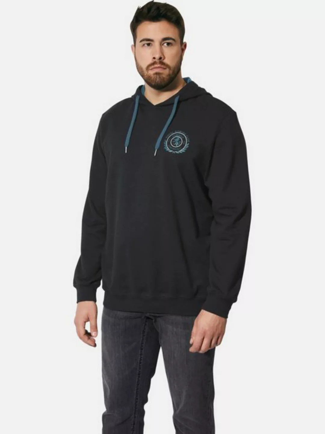 Charles Colby Kapuzensweatshirt EARL TODD mit farbigem Kapuzenfutter günstig online kaufen