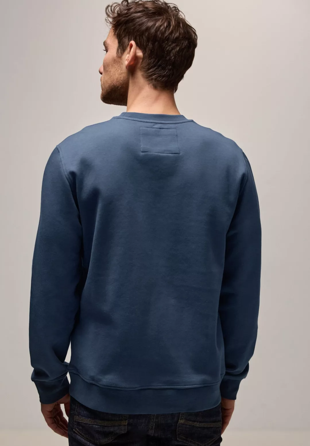 STREET ONE MEN Sweatshirt, mit Rundhalsausschnitt günstig online kaufen