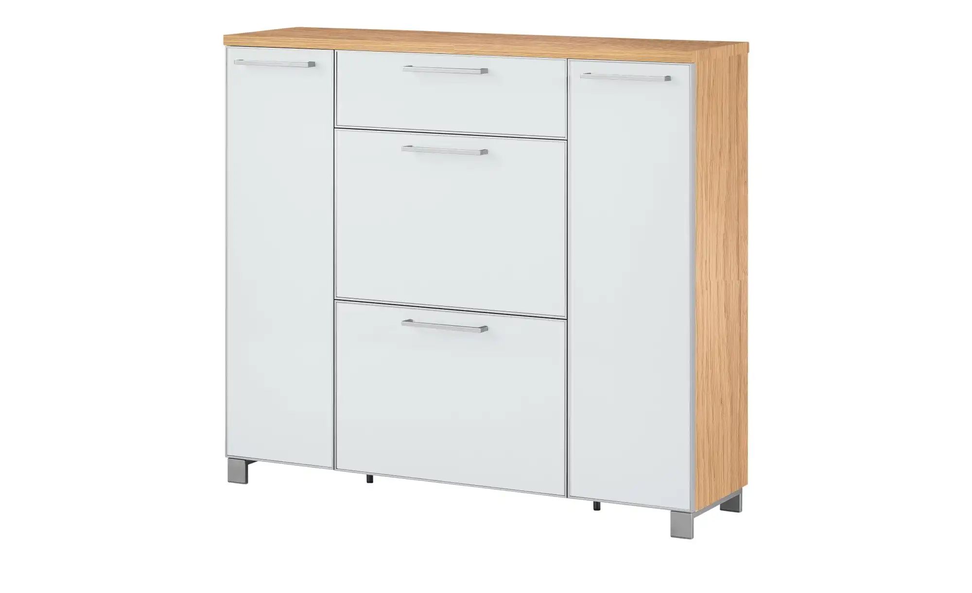 Schuhschrank  Duna ¦ weiß ¦ Maße (cm): B: 121 H: 108 T: 31.0 Garderoben & K günstig online kaufen