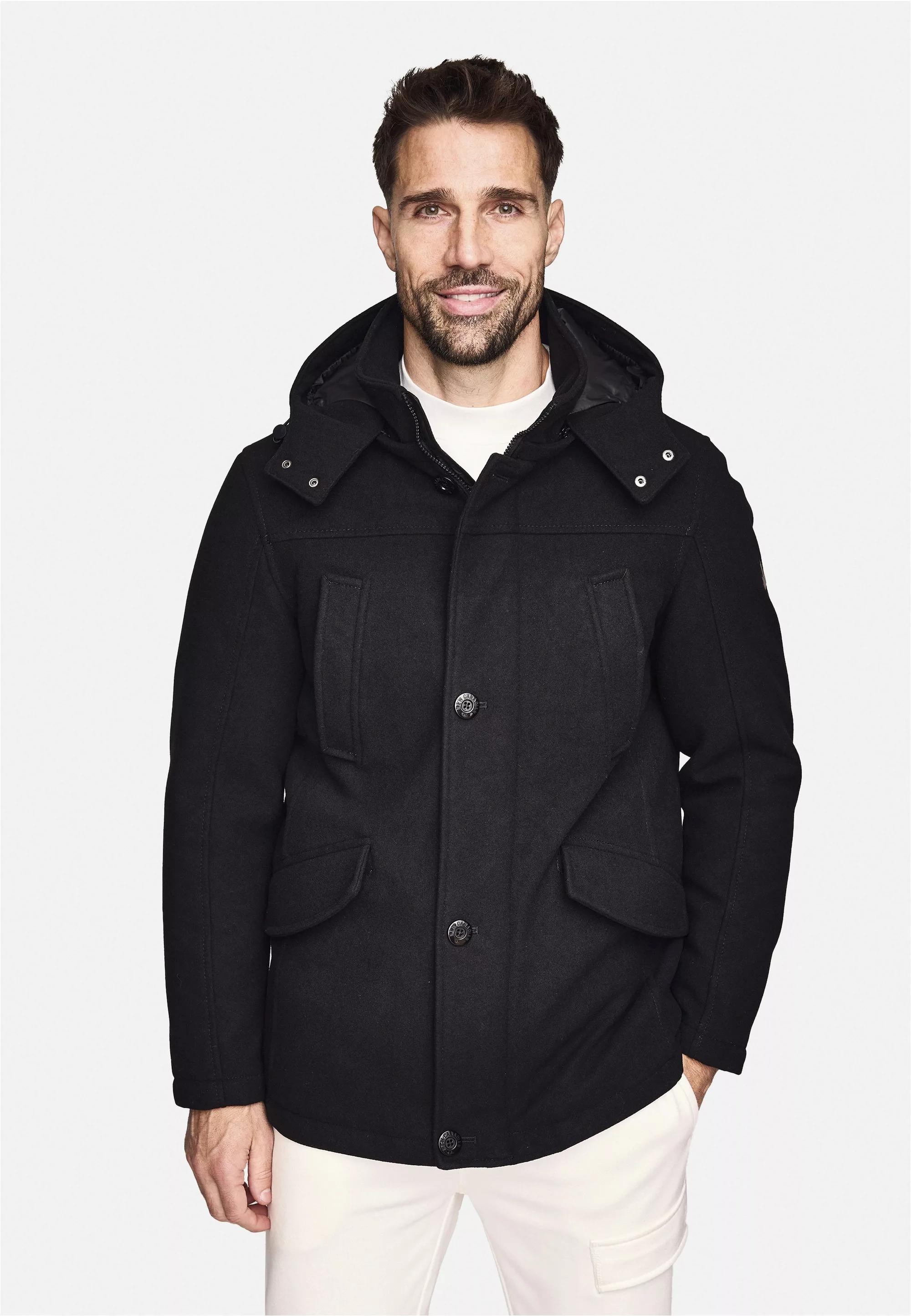 New Canadian Winterjacke, mit toller Woll-Optik günstig online kaufen