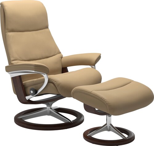 Stressless Fußhocker "View", mit Signature Base,Gestell Braun günstig online kaufen