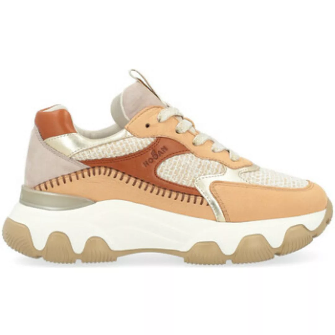 Hogan  Sneaker Sneaker  Hyperactive Mid Cut beige und braun günstig online kaufen