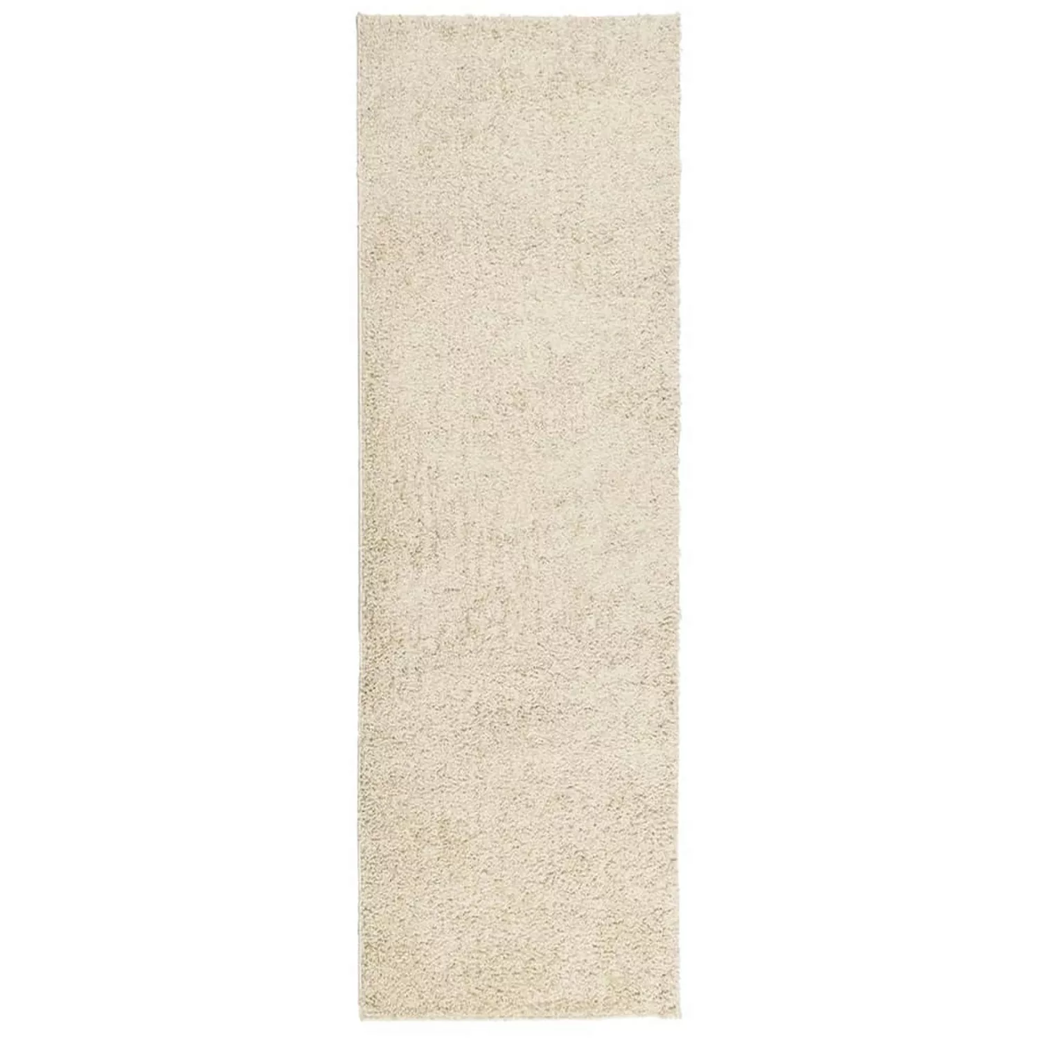 vidaXL Teppich Shaggy Hochflor Modern Golden 80x250 Cm 1955448 günstig online kaufen