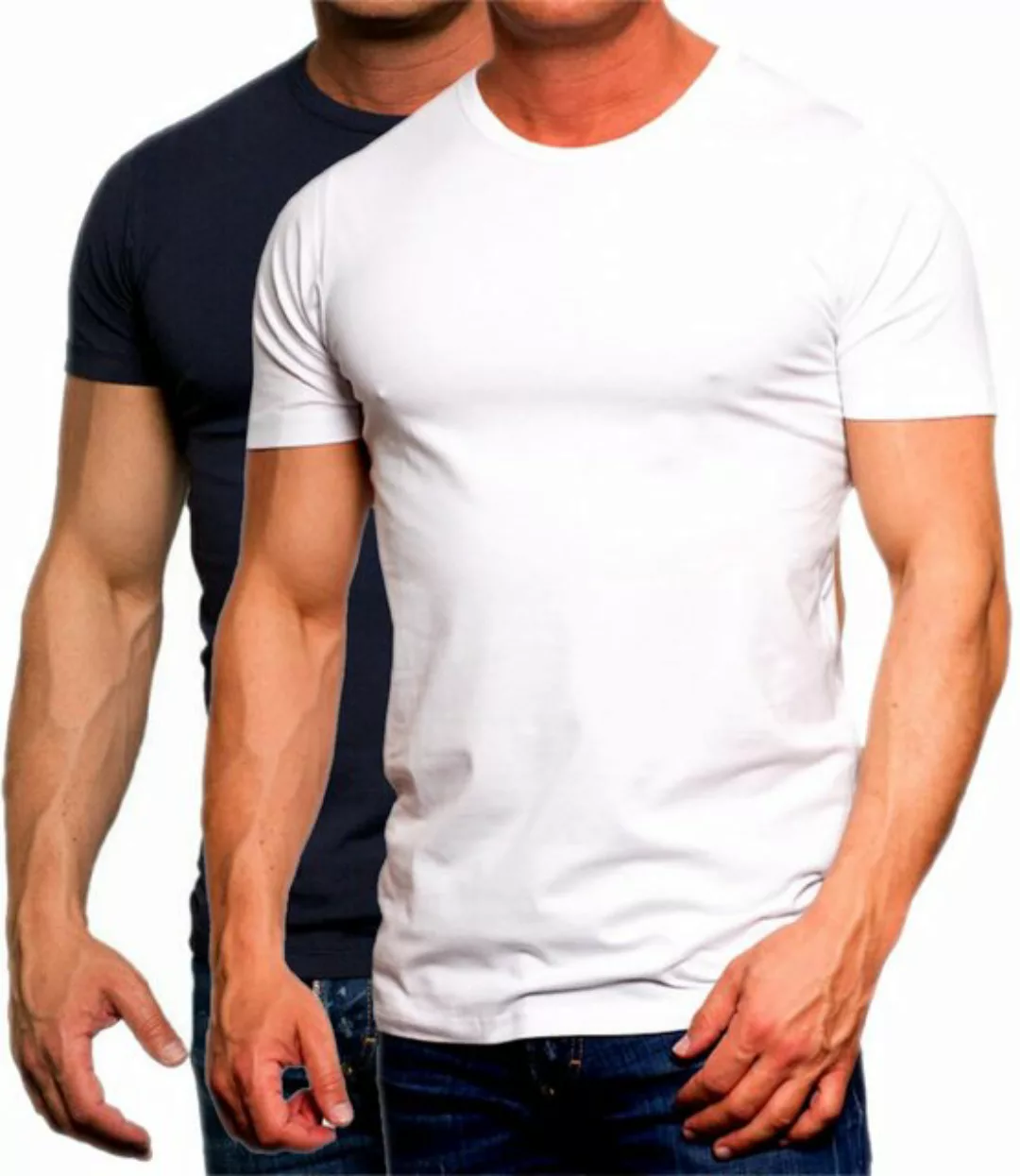 Jack & Jones T-Shirt (2er-Pack) in Unifarbe günstig online kaufen