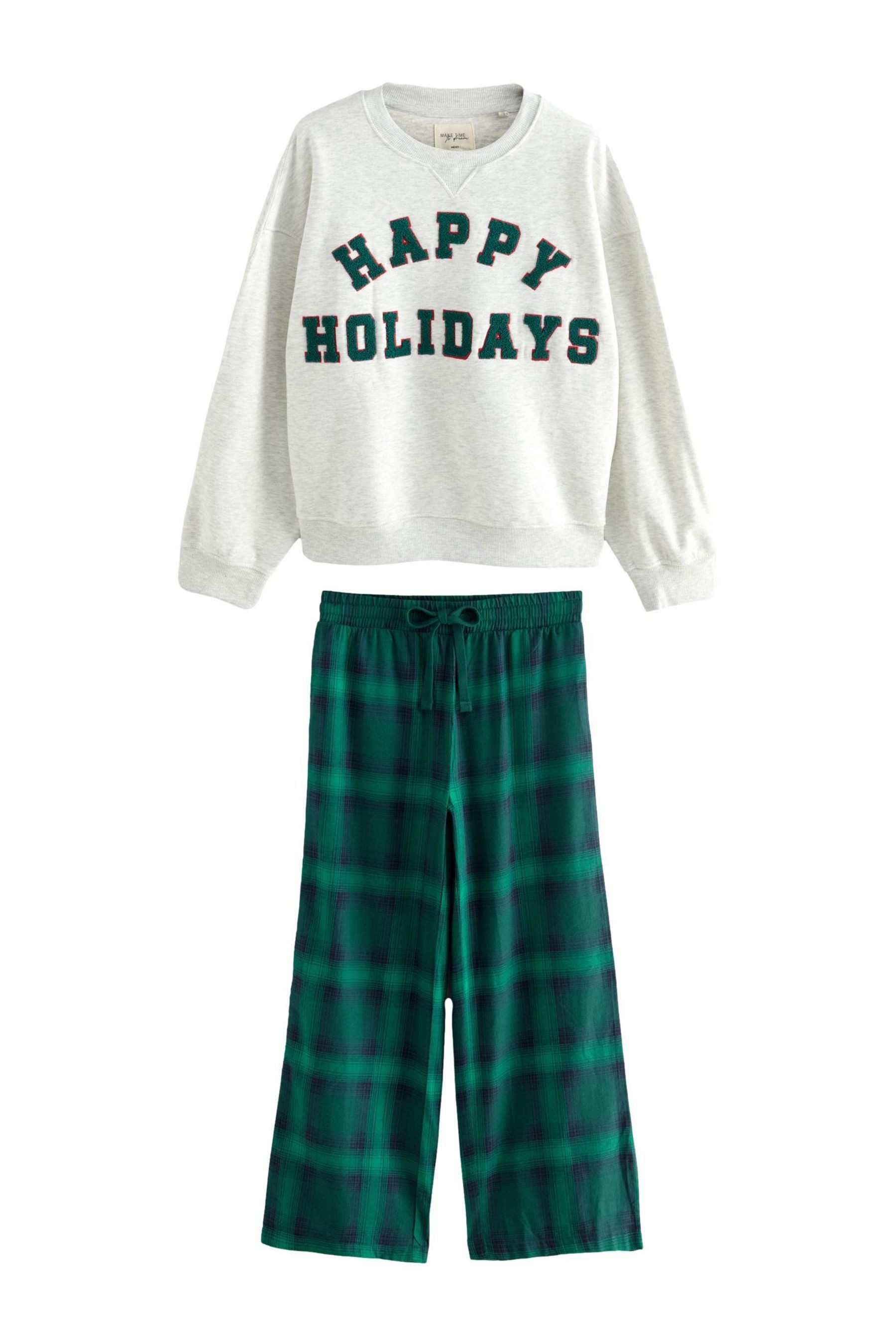 Next Pyjama Familienschlafanzug aus Flanell mit günstig online kaufen