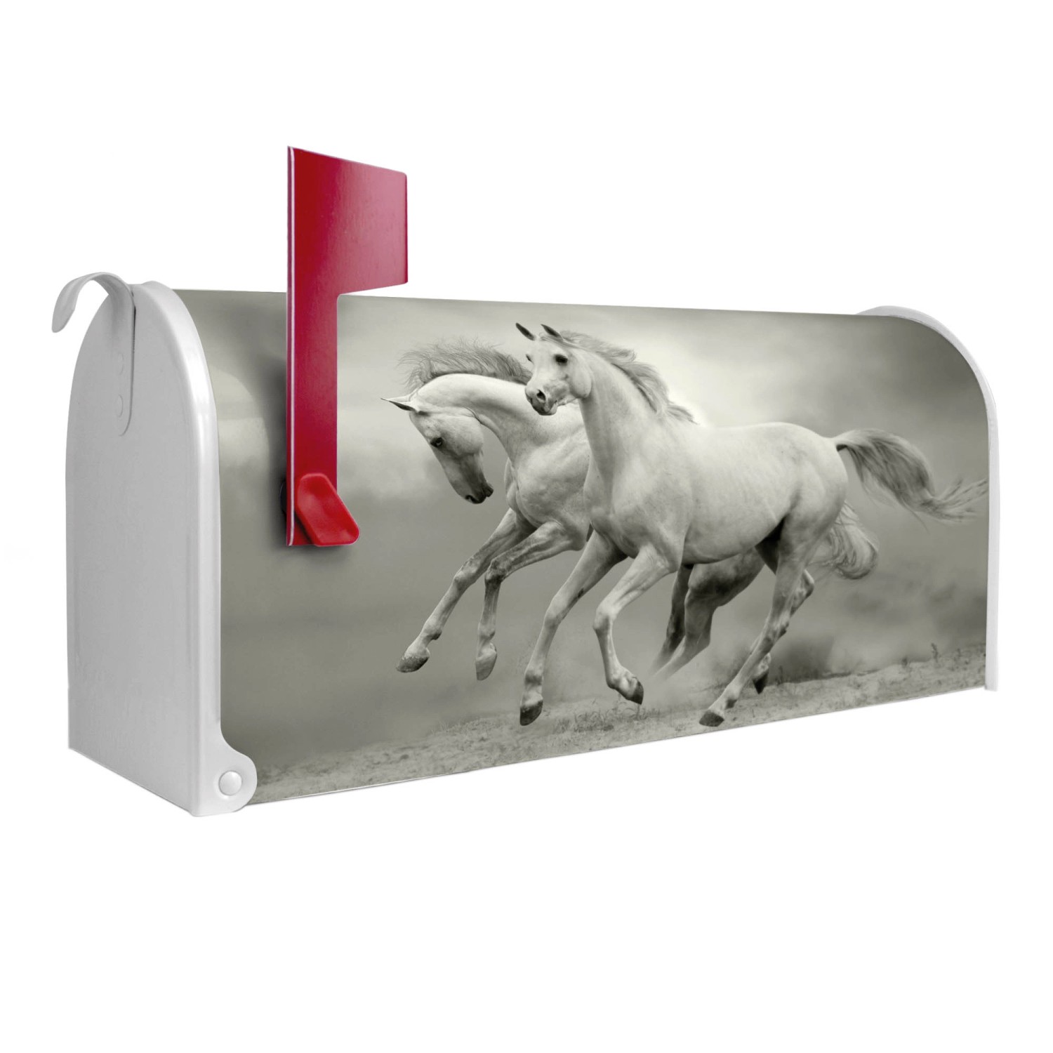 Banjado Amerikanischer Briefkasten Weiß 48x22x16cm US Mailbox Letterbox Pos günstig online kaufen