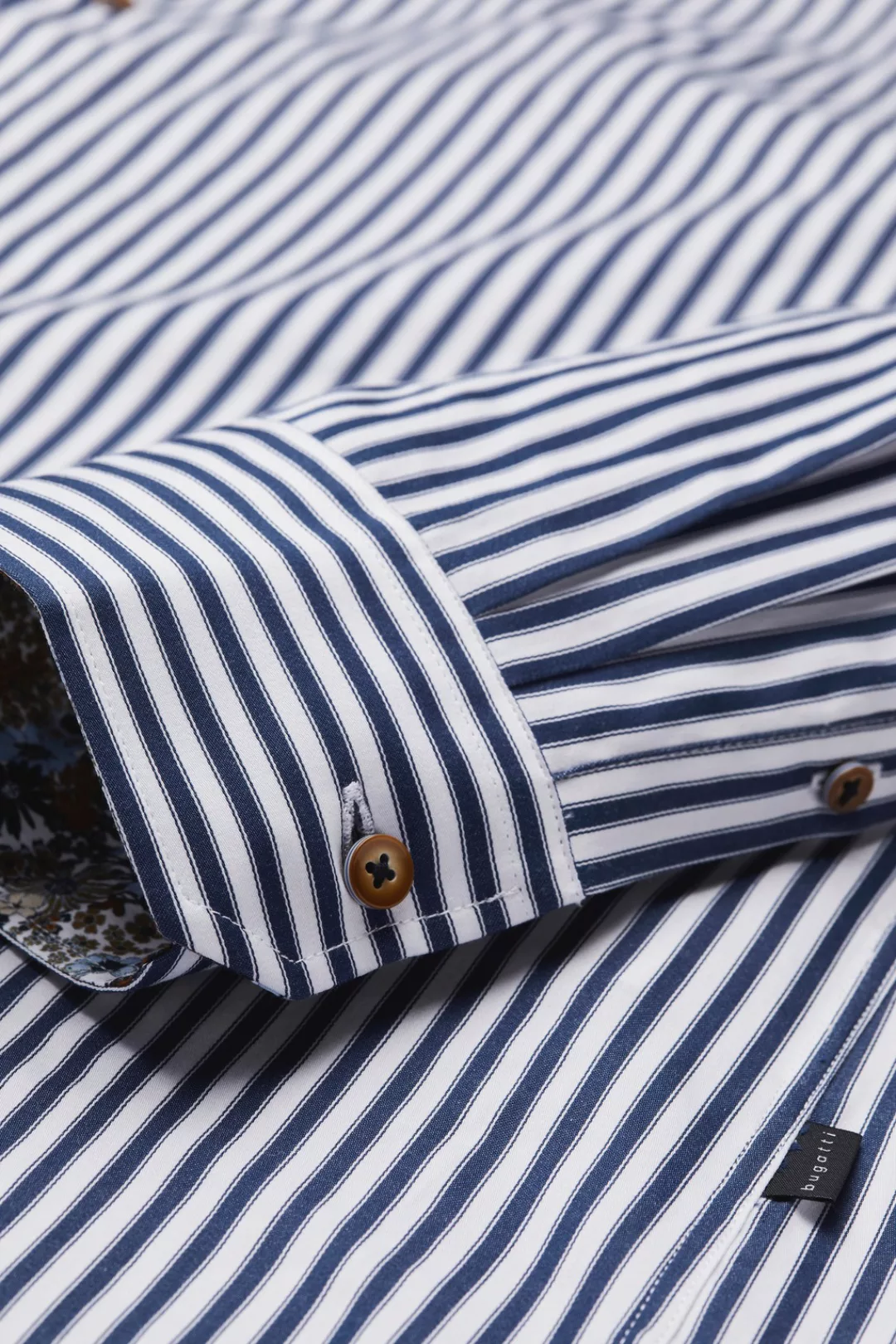 bugatti Langarmhemd, mit Streifen günstig online kaufen
