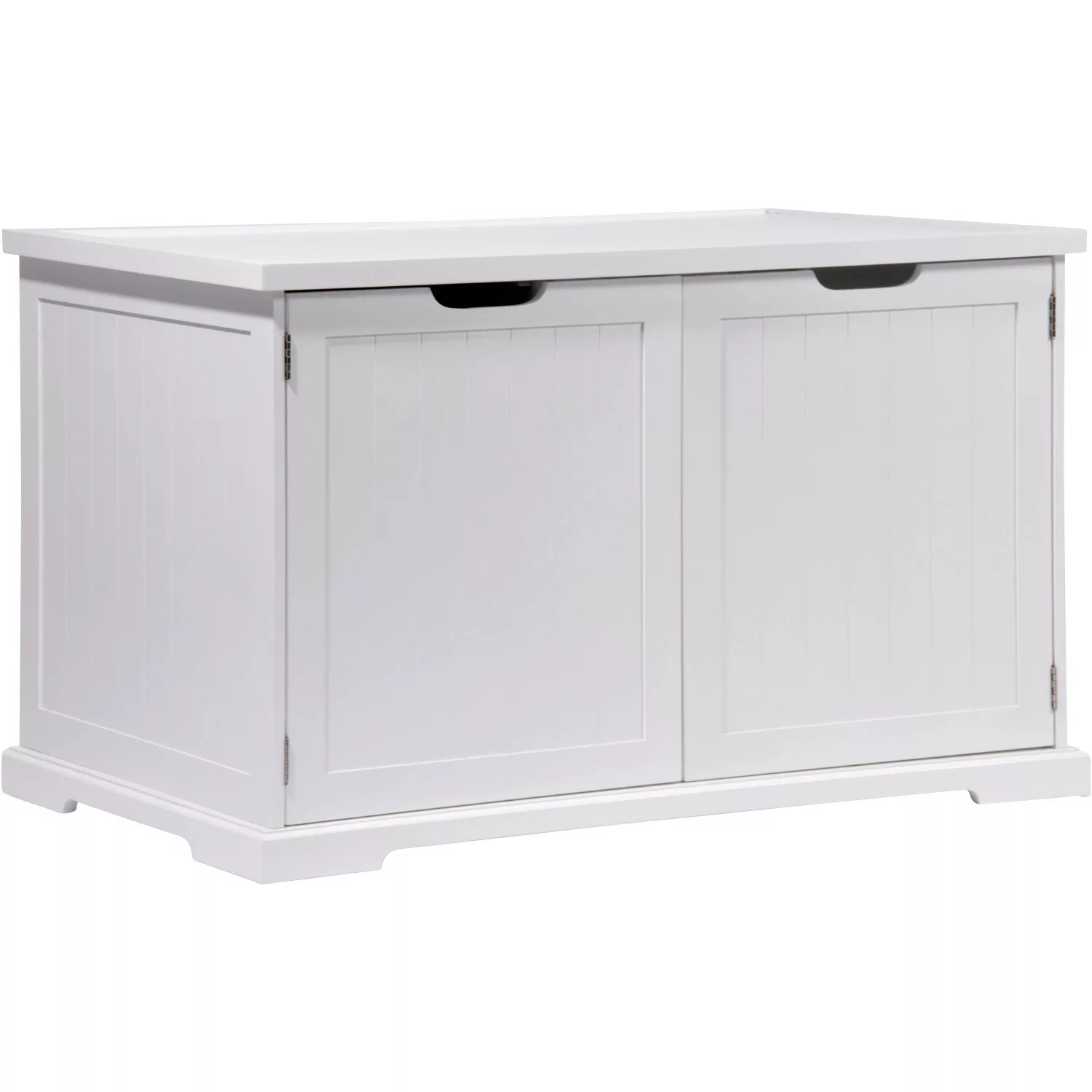 Design Katzenschrank XL Katzenhöhle 95 x 54 x 57,5 cm Weiß günstig online kaufen