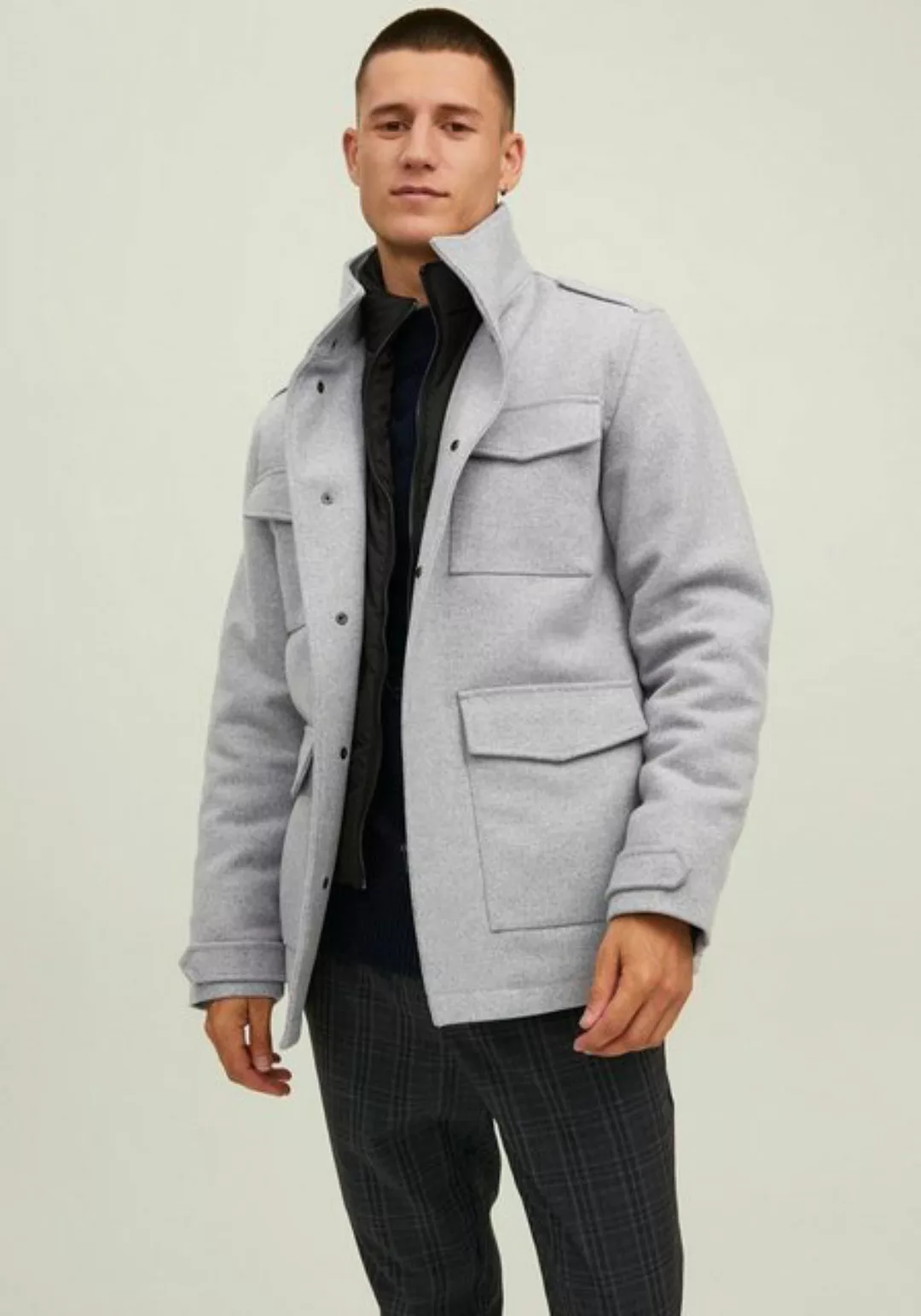 Jack & Jones Langjacke BLAPARKER WOOL FIELD JKT günstig online kaufen