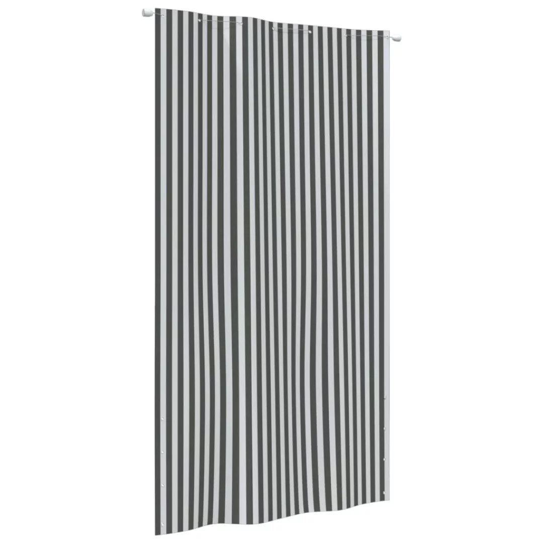 Vidaxl Balkon-sichtschutz Anthrazit Und Weiß 140x240 Cm Oxford-gewebe günstig online kaufen