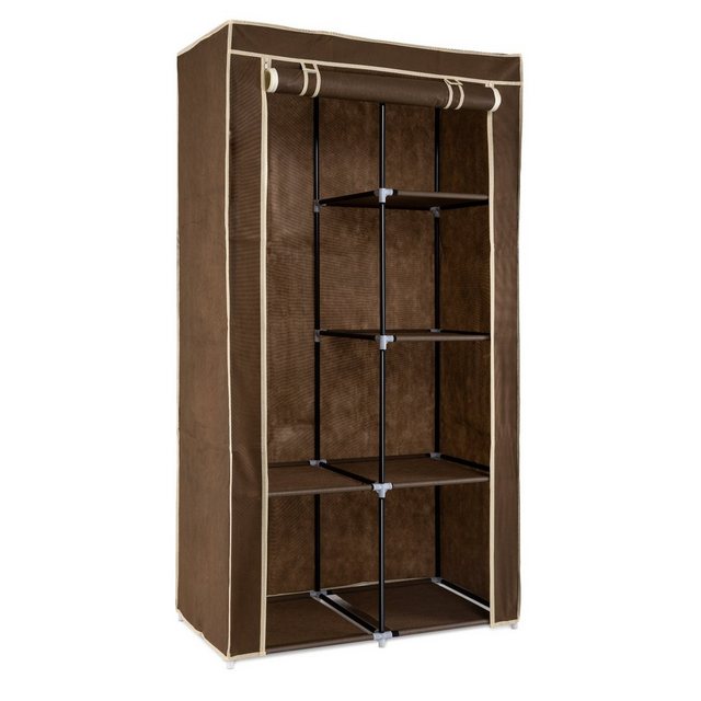 Navaris Garderobenschrank Stoff Kleiderschrank - 88x170x45cm - faltbar aus günstig online kaufen