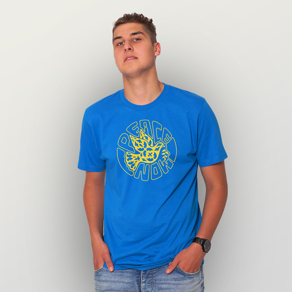 "Peace Now" Männer T-shirt Von Earthpositive günstig online kaufen