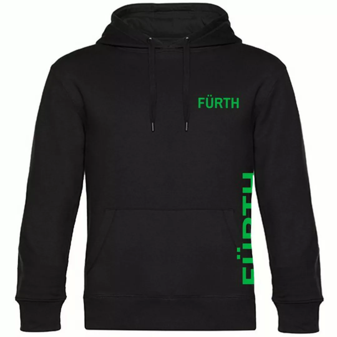 multifanshop Kapuzensweatshirt Fürth - Brust & Seite - Hoodie günstig online kaufen