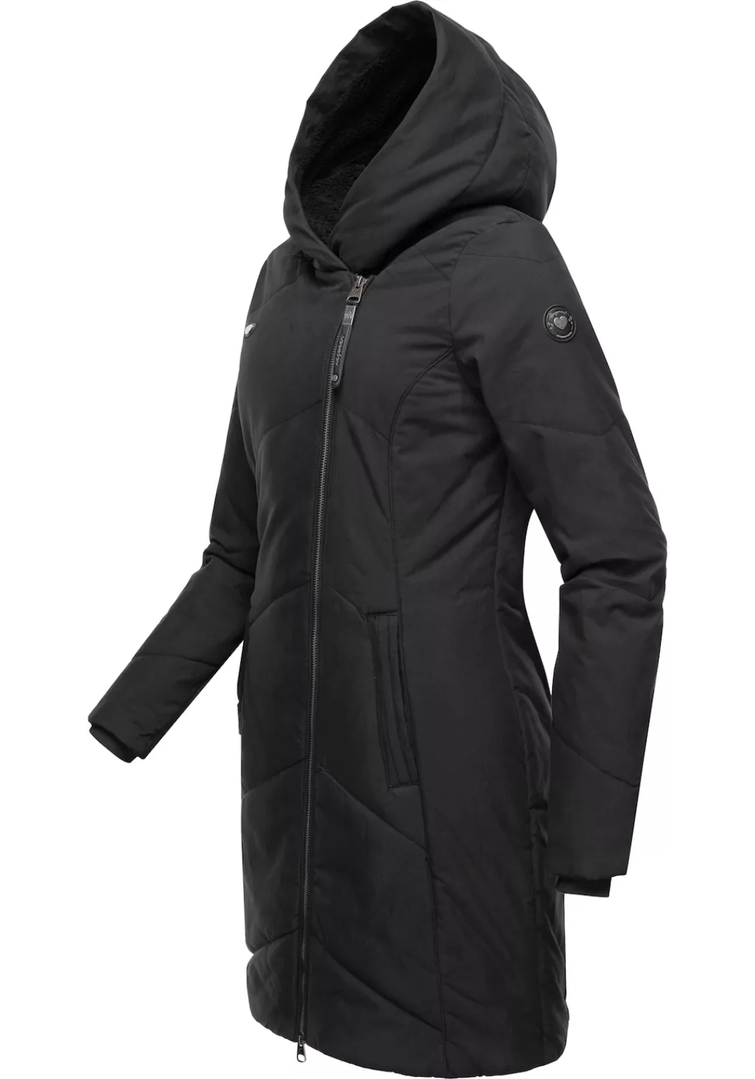 Ragwear Wintermantel "Gordon Long", gesteppter Winterparka mit asymmetrisch günstig online kaufen